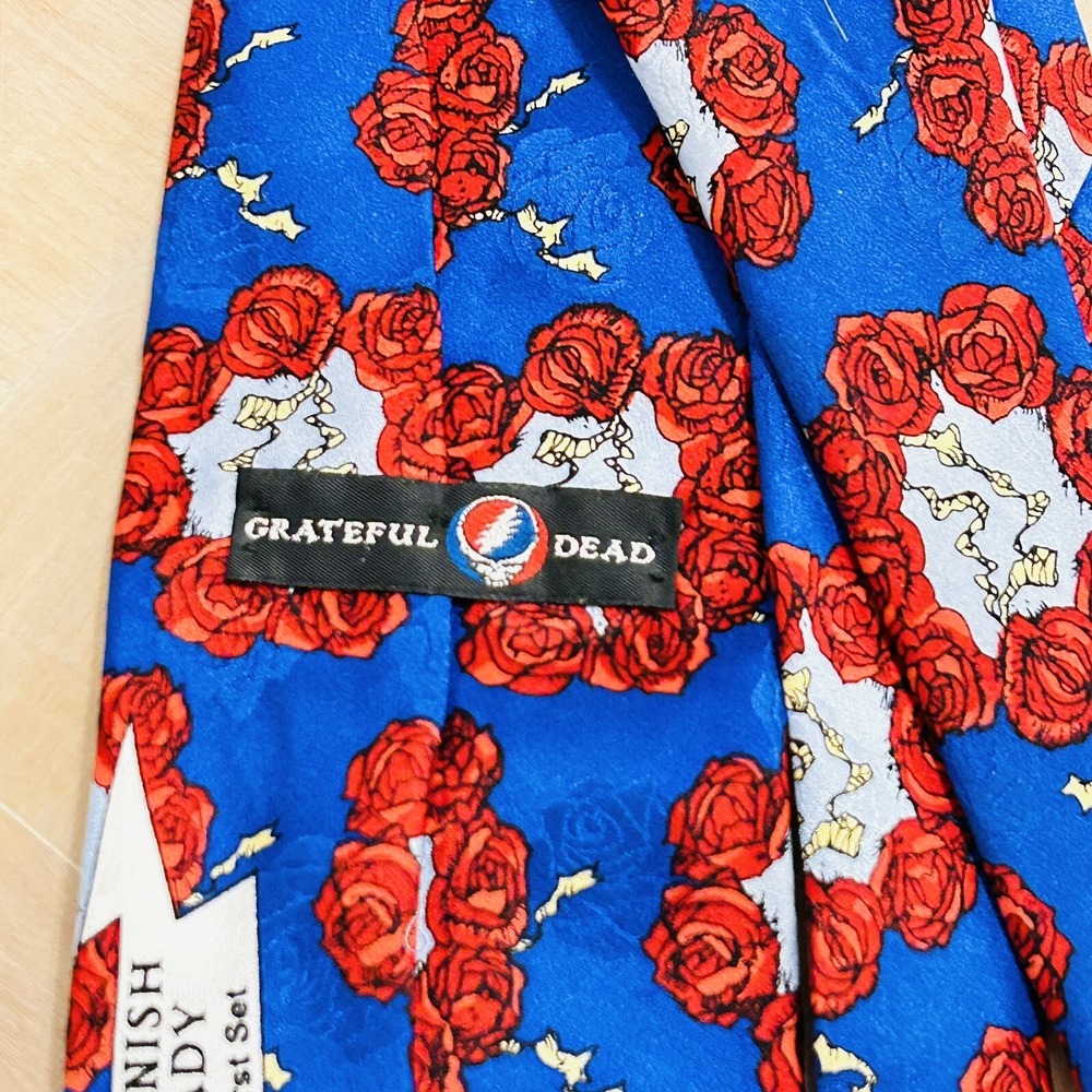 Grateful Dead Neck Tie Spanish Lady First Set Silk - Picture 6 of 10